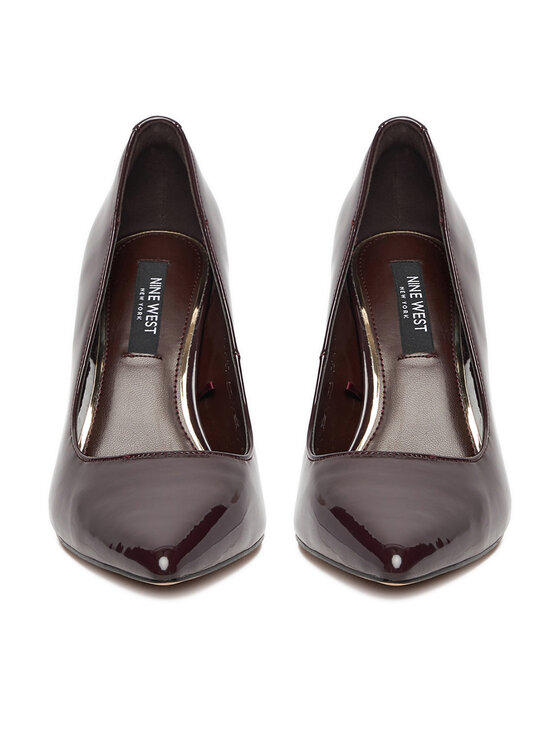 Nine West Nine West Čevlji z visoko peto CEO-AMANI-01 Bordo rdeča