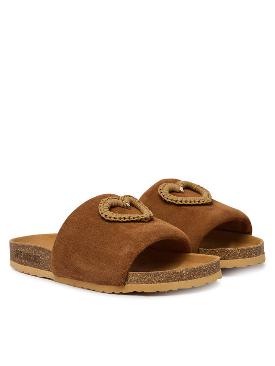 LOVE MOSCHINO LOVE MOSCHINO Nazouváky JA28363G0OIG5200 Hnědá