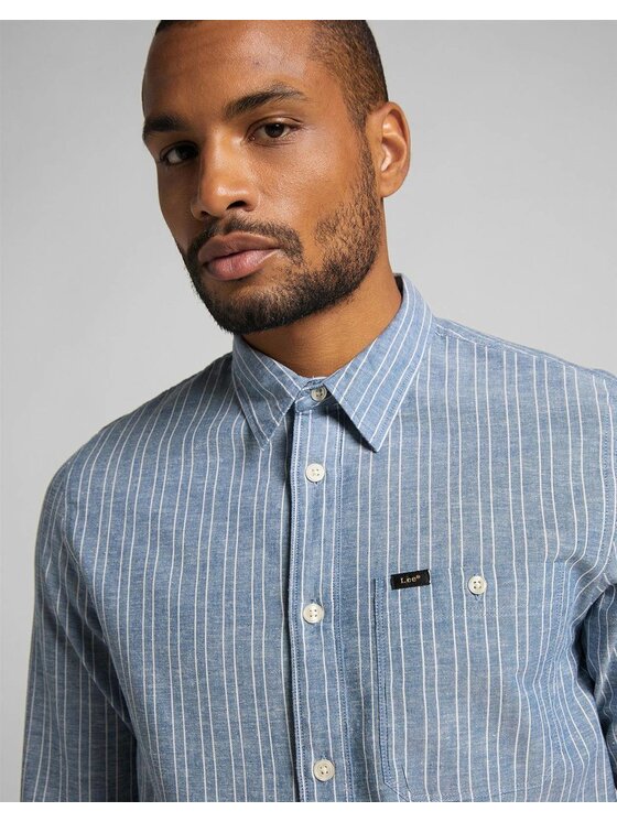 Lee Lee Camicia ONE POCKET SHIRT Bianco Regular Fit