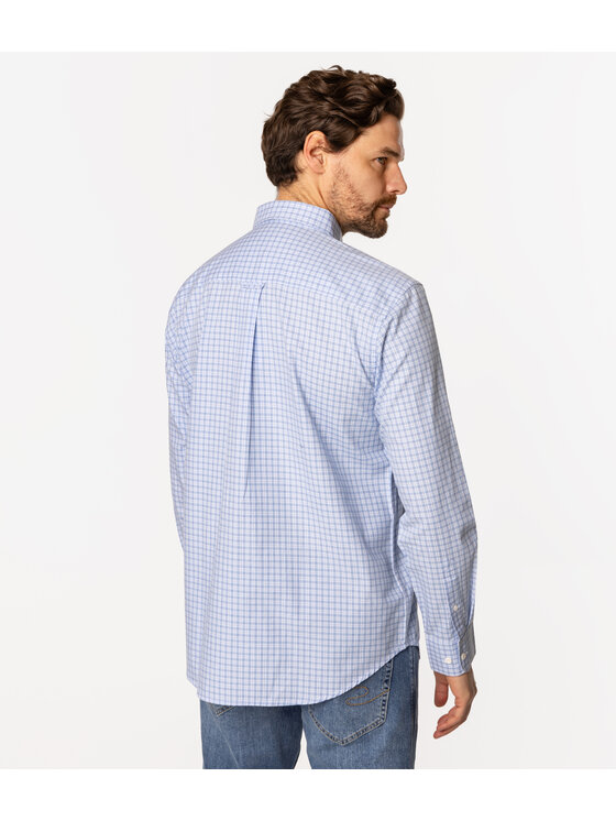 Lee Cooper Lee Cooper Koszula NEW TENBY KL16 Niebieski Comfort Fit