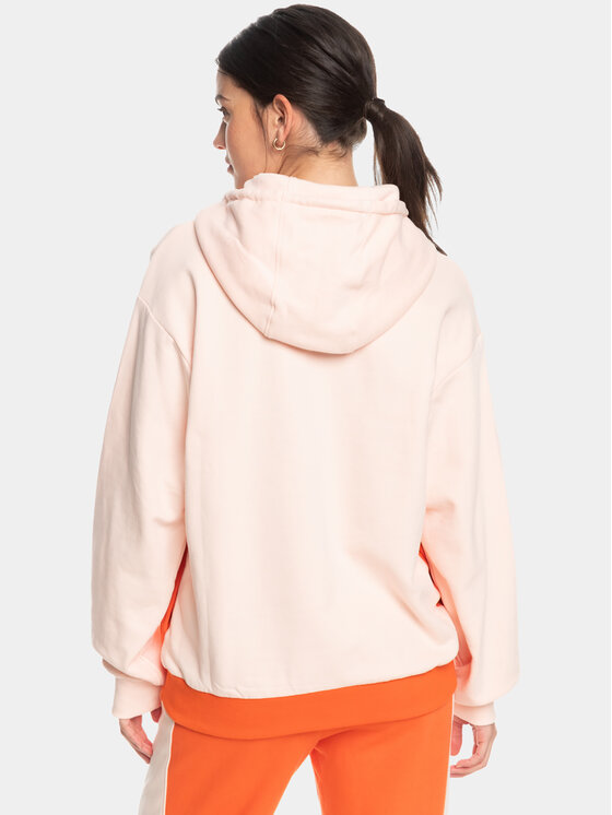 Roxy Roxy Majica dugih rukava Ess Nrj Cbk Hoo Otlr ERJFT04673 Écru Regular Fit