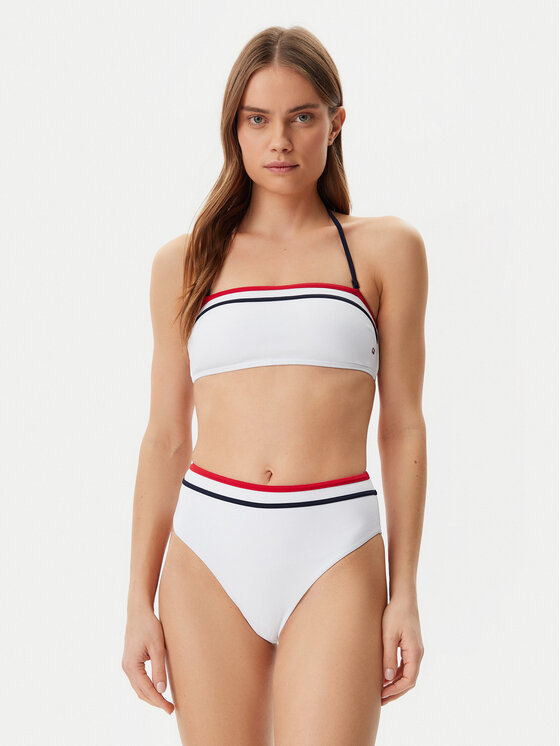 Tommy Hilfiger Tommy Hilfiger Bikini partea de jos UW0UW05834 Alb