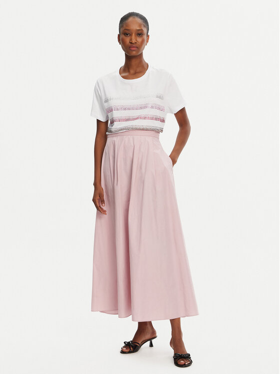 Marella Marella Gonna a trapezio Oporto 2515101012 Rosa Regular Fit