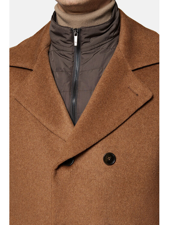 Lancerto Lancerto Płaszcz wełniany Olympia PC073223000006 Brązowy Regular Fit