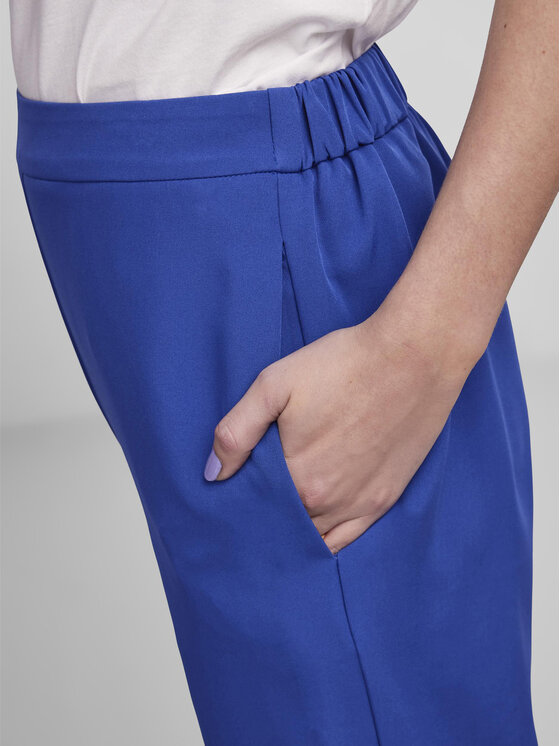Pieces Pieces Hlače Bossy 17140744 Plava Loose Fit