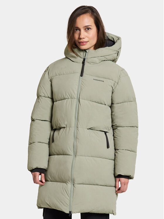 Didriksons Didriksons Parka Nomi Wns Parka 3 504832 Zöld Regular Fit