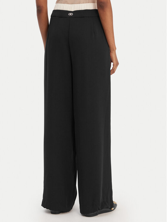 Liu Jo Sport Liu Jo Sport Pantaloni di tessuto TA6150 TS923 Nero Regular Fit