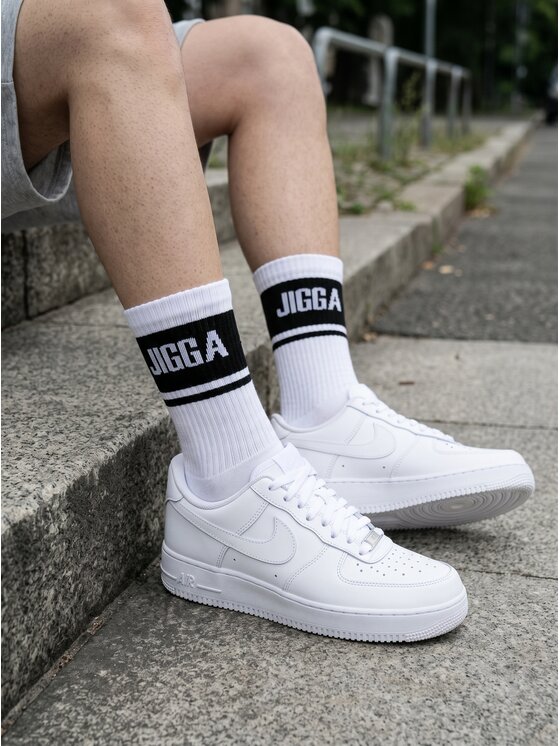 Jigga Wear Jigga Wear Skarpety długie 110307 Biały