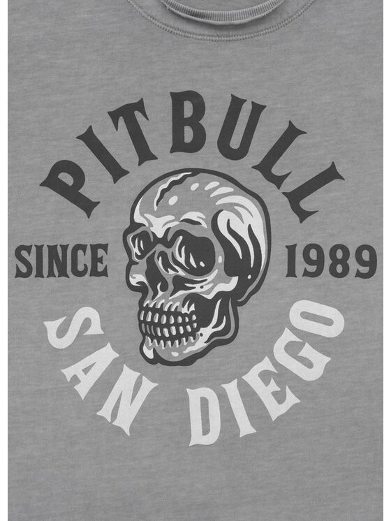 PITBULL PITBULL T-Shirt AUTOMATIC Szary Regular Fit