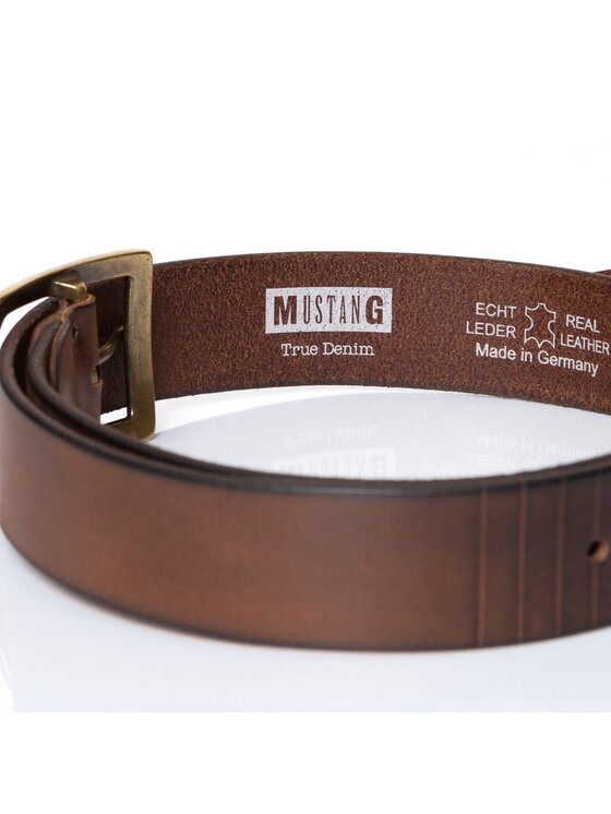 Mustang Mustang Pasek Męski BELT Brązowy