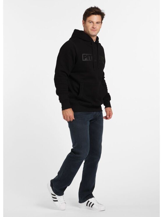 PITBULL PITBULL Bluza Hilltop Black Czarny Regular Fit
