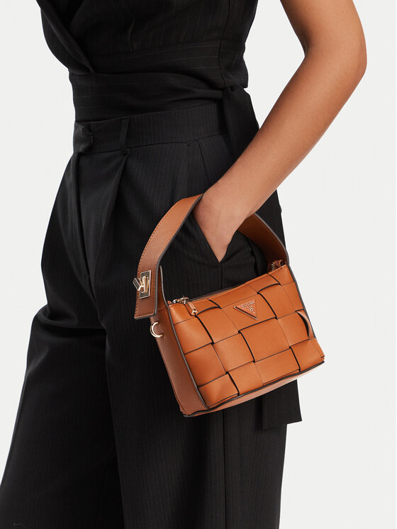 Guess Guess Ročna torba Maylee Mini HWWG96 61720 Rjava