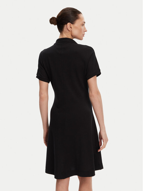 Tommy Hilfiger Tommy Hilfiger Rochie de zi WW0WW44513 Negru Regular Fit