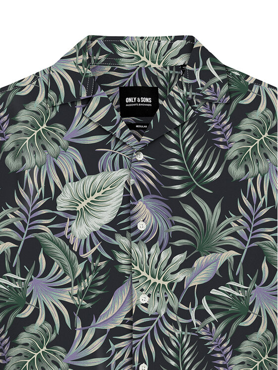 Only & Sons Only & Sons Сорочка Wayne 22028616 Зелений Regular Fit