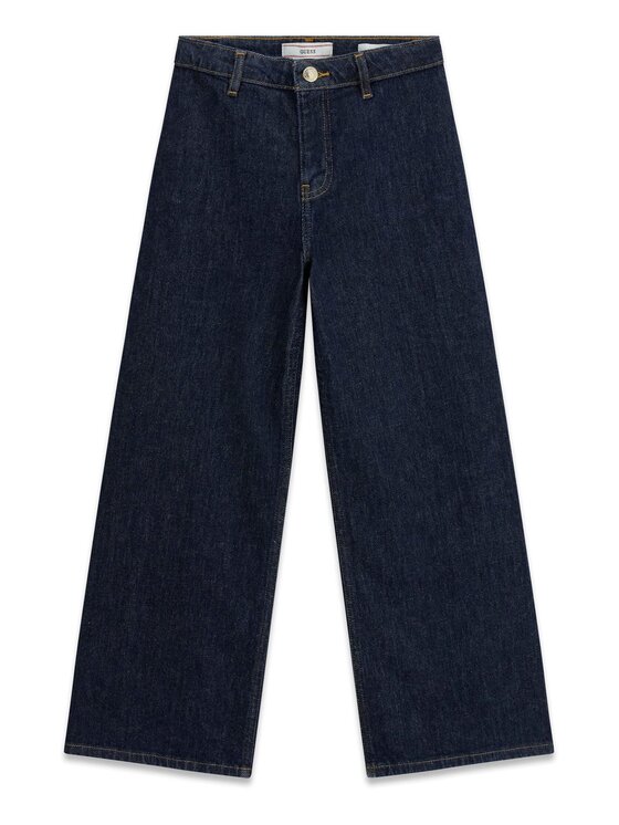 Guess Guess Jeans hlače J6YA04 D1211 Mornarsko modra Regular Fit