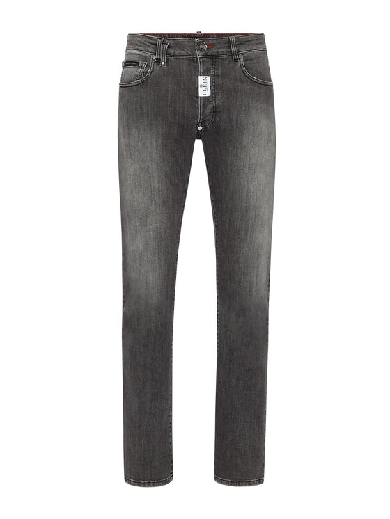 PHILIPP PLEIN PHILIPP PLEIN Jeansy 4397 Szary Straight Fit
