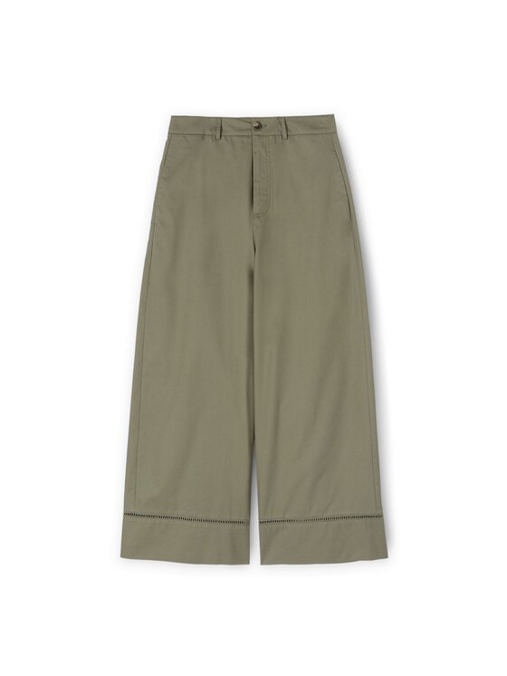 Motivi Motivi Pantaloni di tessuto P001Q003962N035 Verde Over Fit