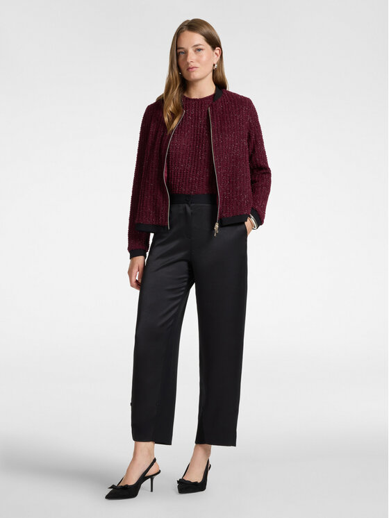 Elena Mirò Elena Mirò Felpa G818Z000732N0H6 Bordeaux Regular Fit