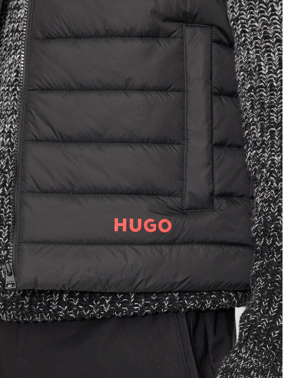 HUGO HUGO Mellény Brentino2431 50517743 Fekete Regular Fit