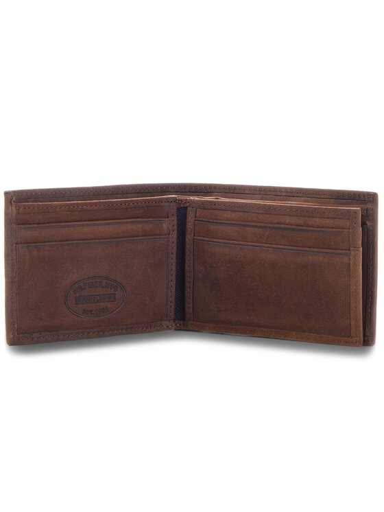 Tommy Hilfiger Tommy Hilfiger Pénztárca Johnson Mini CC Flap AM0AM00662 Barna