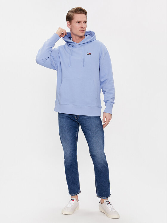 Tommy Jeans Tommy Jeans Pulóver DM0DM16369 Kék Relaxed Fit