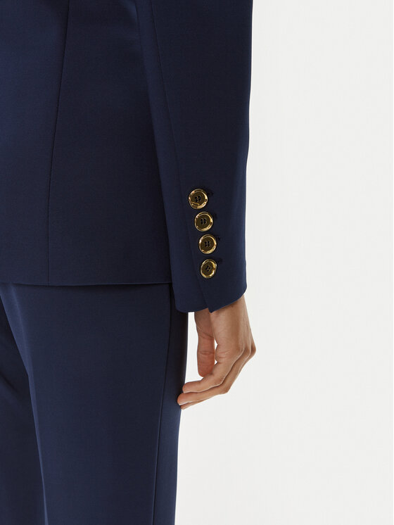 PINKO Pinko Švarkas Signum Giacca 100254 A1L3 Tamsiai mėlyna Reglan Fit