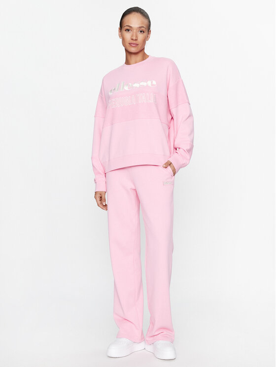 Ellesse Ellesse Долнище анцуг Vernetti SGT19237 Розов Relaxed Fit