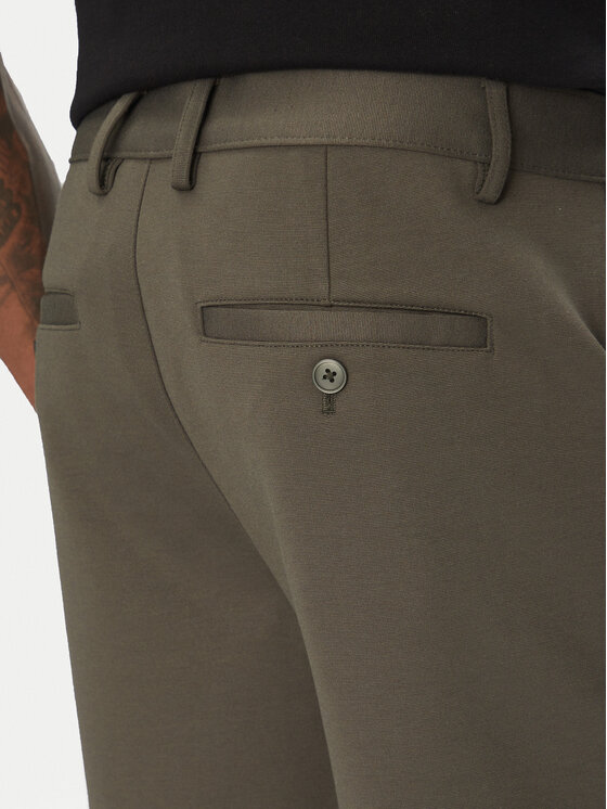 Lindbergh Lindbergh Šortky z materiálu 30-506062 Zelená Regular Fit