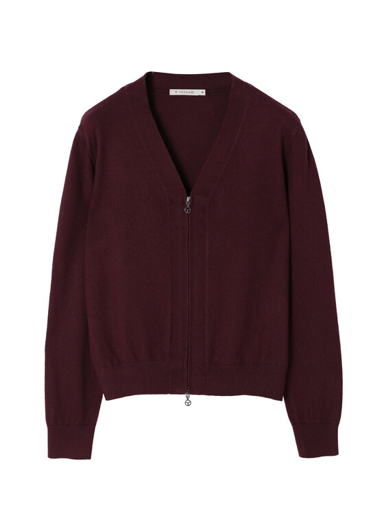 TATUUM TATUUM Sweter PILAR Bordowy Classic Fit
