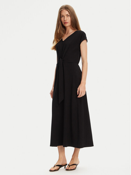 United Colors Of Benetton United Colors Of Benetton Літня сукня 3FJHDV01T Чорний Regular Fit