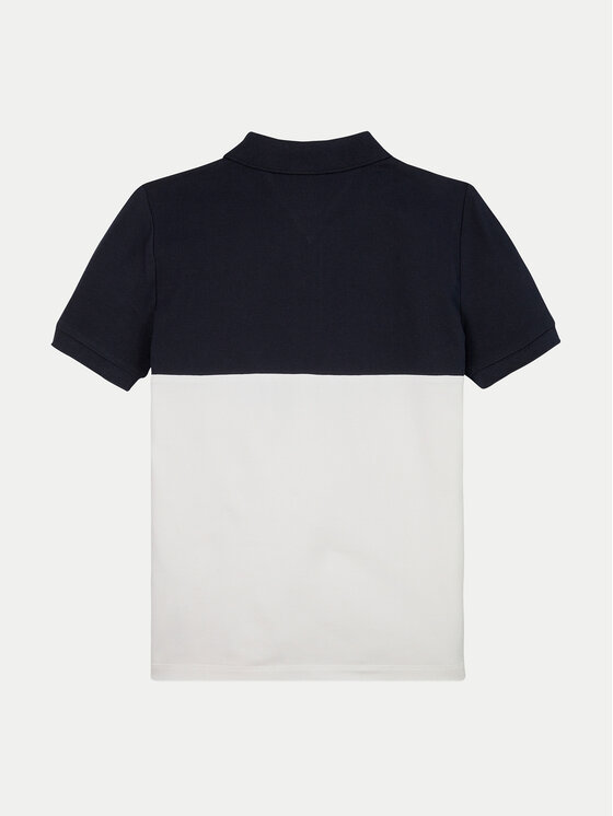 Tommy Hilfiger Tommy Hilfiger Polo KB0KB09527 Granatowy Regular Fit