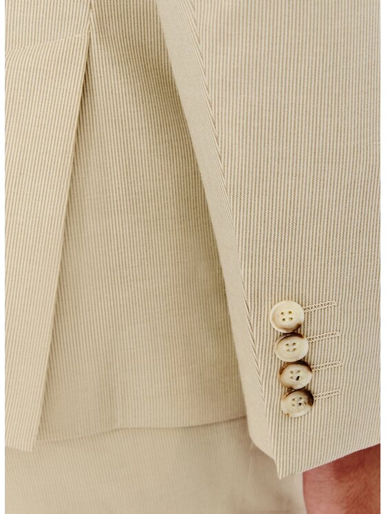 Pako Lorente Pako Lorente Marynarka P26SF-3G-037 Beżowy Slim Fit