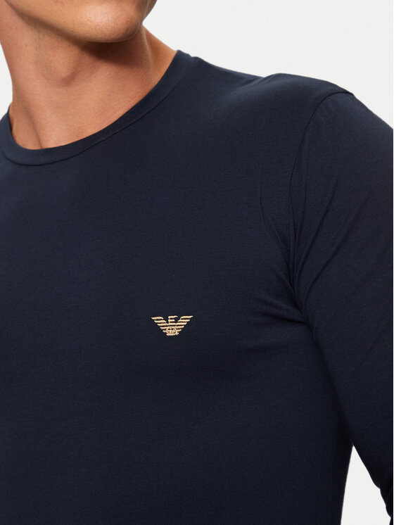 Emporio Armani Underwear Emporio Armani Underwear Majica dugih rukava 111023 4F512 00135 Tamnoplava Slim Fit