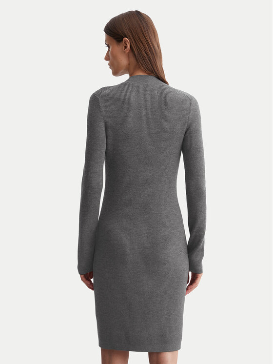 Marc O'Polo Marc O'Polo Strickkleid 409 5086 67103 Grau Slim Fit