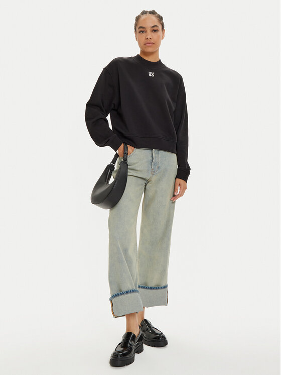 HUGO Hugo Sweatshirt Daxandria 50527463 Schwarz Relaxed Fit