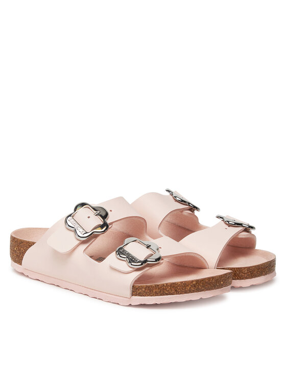Birkenstock Birkenstock Nazouváky Arizona Flower Buckle Kids 1029490 S Růžová