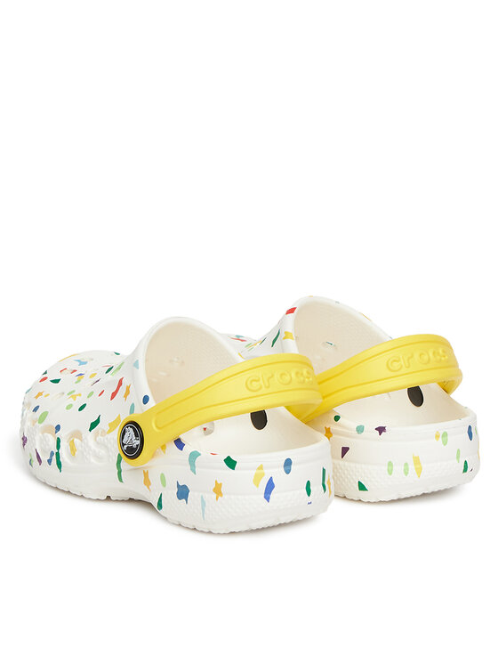 Crocs Crocs Şlapi BAYA SEASONAL PRINTED CG K 209728-94S Alb