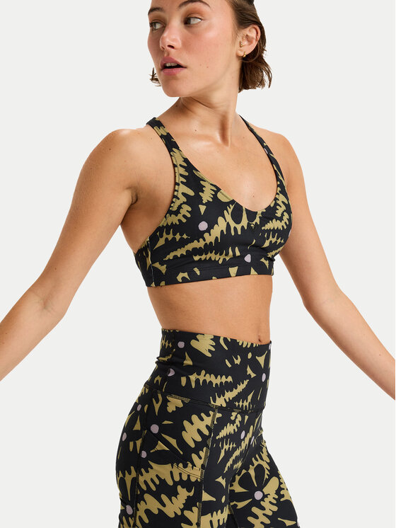 Roxy Roxy Спортивний бюстгальтер Heart Into It Pt ERJKT04012 Чорний