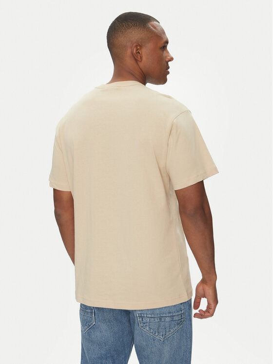 Versace Jeans Couture Versace Jeans Couture Majica 78GAHT06 Bež Regular Fit