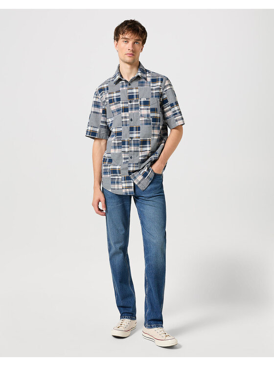 Wrangler Wrangler Jeansy FRONTIER Niebieski Regular Fit