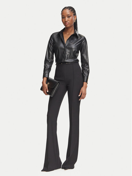 Elisabetta Franchi Elisabetta Franchi Camicia CA-195-66E2-V400 Nero Regular Fit