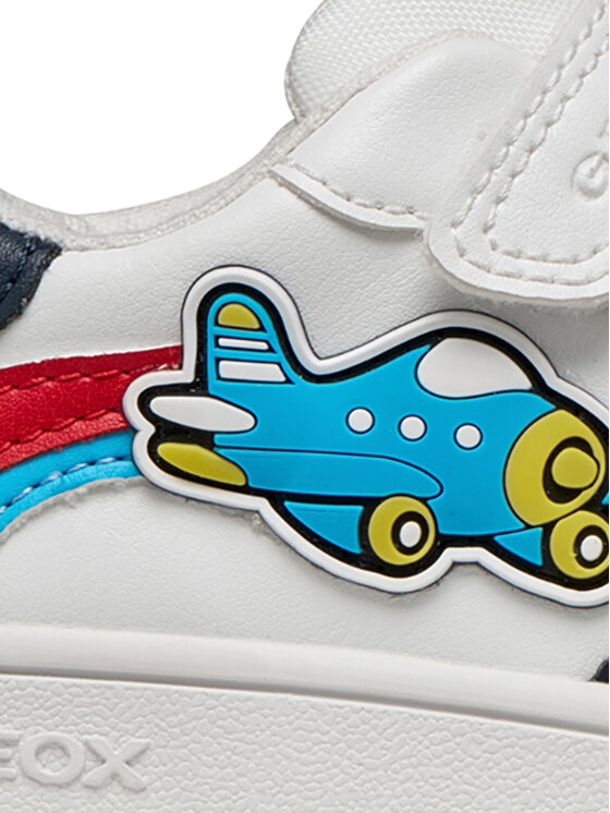 Geox Geox Laisvalaikio batai B Eclyper Boy B655LC 000BC C0050 M Balta