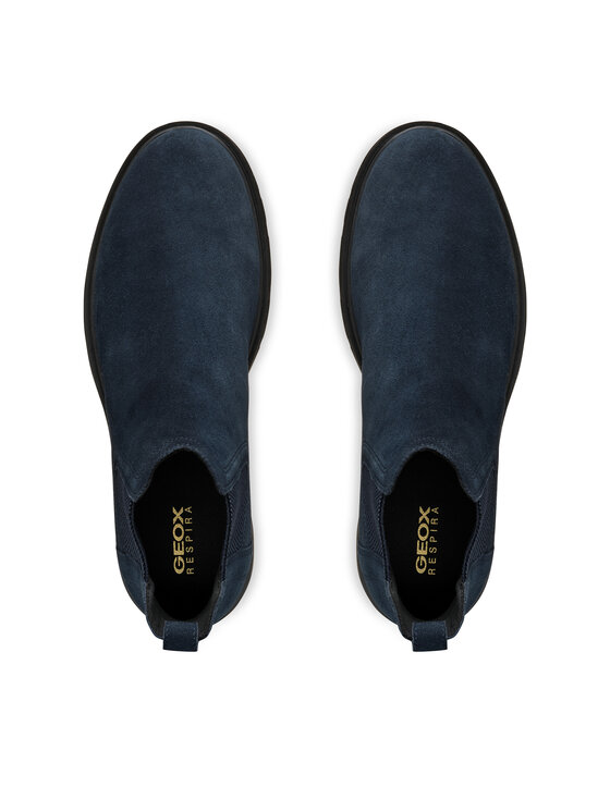 Geox Geox Kotníková obuv s elastickým prvkem U Spherica Ec1 U36D1C 00022 C4002 Tmavomodrá