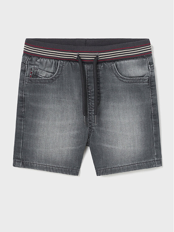 Mayoral Mayoral Szorty jeansowe 1289 Szary Regular Fit