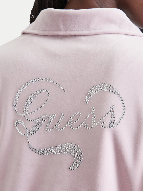 Guess Guess Світшот V6BQ08 K6302 Світло-рожевий Regular Fit
