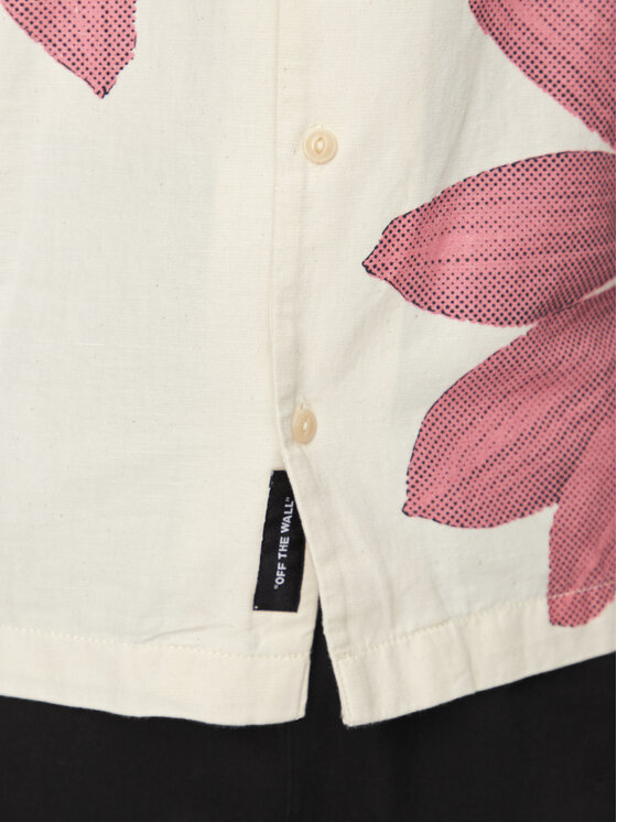 Vans Vans Camicia Laurel Ss Woven VN000G7H Beige Regular Fit