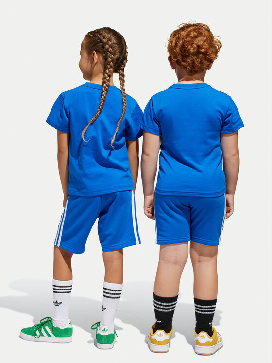 adidas adidas Sada T-shirt a šortky adicolor JC9157 Modrá Regular Fit