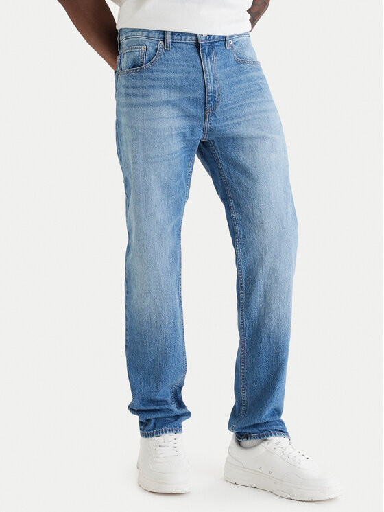 HUGO Blugi Ash 50555955 Albastru Slim Fit