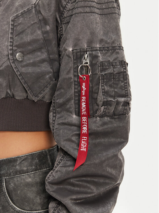 Alpha Industries Alpha Industries Яке бомбър MA-1 Vintage 156002 Сив Regular Fit