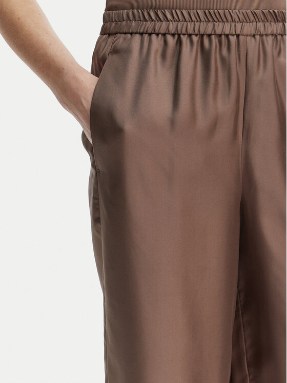 Marella Marella Stoffhose Quiz 2613131105 Braun Relaxed Fit